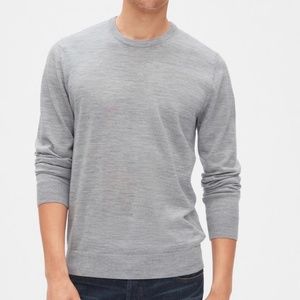 NWT Gap Mens Merino Wool Crewneck Sweater
